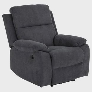 Giga Living - Relaxfauteuil Donkergrijs - 95x90x98cm - Verstelbaar - Rinda