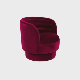 Dutchbone Dorothy Fauteuil Velvet Rood