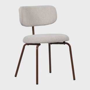 WOOOD Travis Eetkamerstoel - Off-White