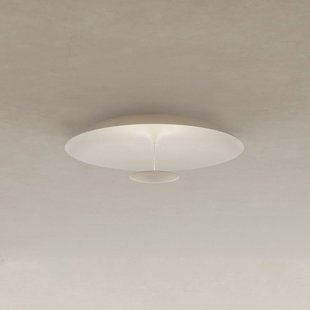 Karman LED plafondlamp BLANCO, Ø 60 cm, wit, metaal
