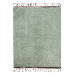 Beliani - CAPARLI - Vloerkleed - Lichtgroen - 140 x 200 cm - Katoen