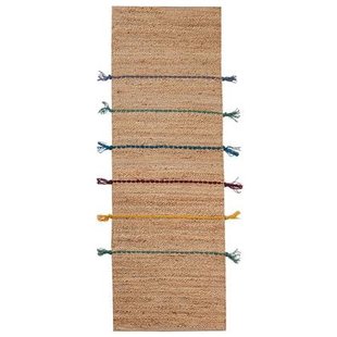 Beliani - UZUNTA - Vloerkleed - Beige - 70 x 200 cm - Jute