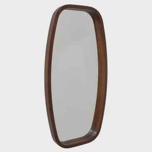 Fragix Wandspiegel Eva 40x80 Donker bruin hout