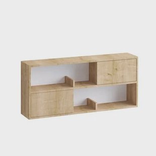 Calicosy - Hangplank met 2 deuren FLORA - B120 cm - Houtlook