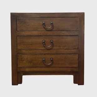 Fine Asianliving Chinees Nachtkastje Bruin Bamboe