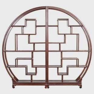 Fine Asianliving Chinese Boekenkast Rond Open Display Fine Asianliving Chinese Boekenkast Rond Open Display