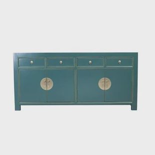 Fine Asianliving Chinese Dressoir Teal Blauw