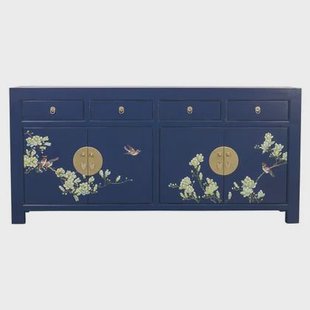 Fine Asianliving Chinese Dressoir Midnight Blauw