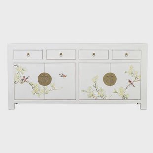 Fine Asianliving Chinese Dressoir Sneeuw Wit
