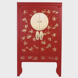 Fine Asianliving Chinese Bruidskast Lucky Rood