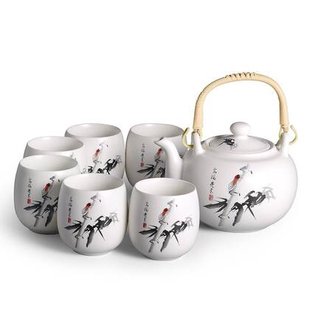 Fine Asianliving Chinese Theeservies Set|7 Porselein