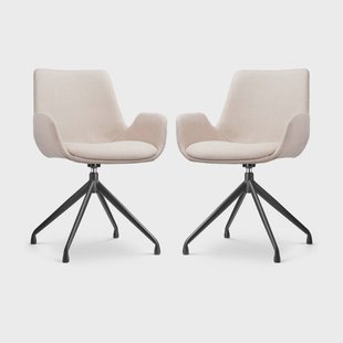 Set van 2 eetkamerstoelen Nola-Eef draaibaar | Nolon