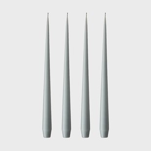 ester & erik ester & erik kaars 4-pack mat concrete, 42 cm