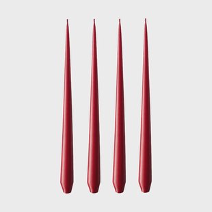 ester & erik ester & erik kaars 4-pack mat winter berry, 42 cm