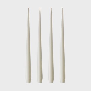 ester & erik ester & erik kaars 4-pack gelakt ivory, 42 cm
