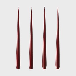 ester & erik ester & erik kaars 4-pack gelakt Wine, 32 cm