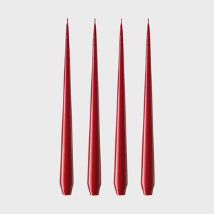 ester & erik ester & erik kaars 4-pack gelakt winter berry, 42 cm