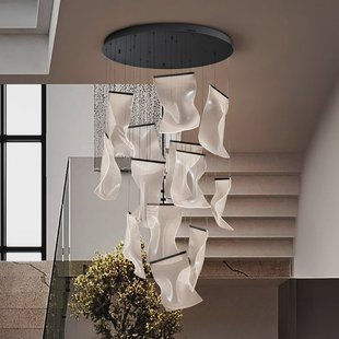 Schuller Valencia LED hanglamp Velos II 13-lichts, zwart, dimbaar, kunststof