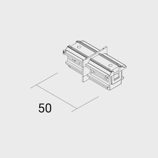 Ivela Lijnschakelaar SQUARE 48 V, zwart, stroomonderbreker