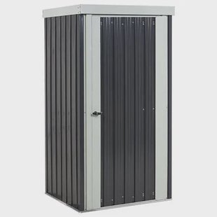 Beliani - UMBRIA - Tuinhuis - Grijs - Staal