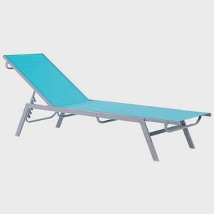 Beliani - NOLI - Strandstoel - Blauw - Polyester