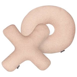 Beliani - HESPERIS - Sierkussen set van 2 - Roze - Teddystof