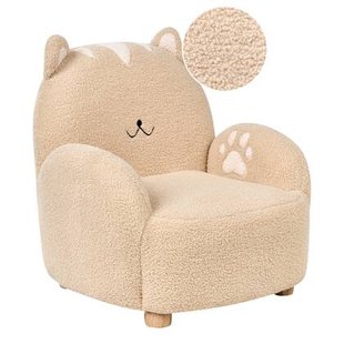Beliani - ZOAR - Kinderfauteuil - Beige - Bouclé Beliani - ZOAR - Kinderfauteuil - Beige - Bouclé
