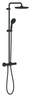GROHE QuickFix Vitalio Start Systeem 250 Douchesysteem met thermostaatkraan Mat Zwart