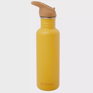 Klean Kanteen Classic Water Bottle 1011195 Sunset, Flip Seal Sport Cap, drinkfles, 800 ml