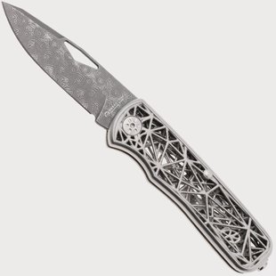 Maserin 504/D Nexus Small Roses Damascus, Steel 3D Printed, Limited Edition zakmes