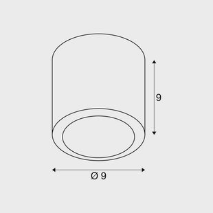SLV LED plafondlamp Oculus, messingkleurig 9 cm dimbaar naar warm