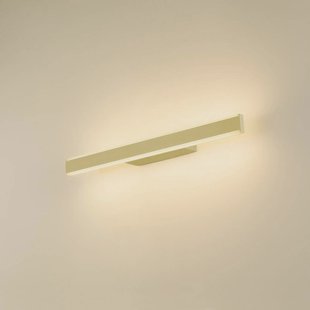 SLV LED badkamer wandlamp One Linear, 52 cm, messingkleurig