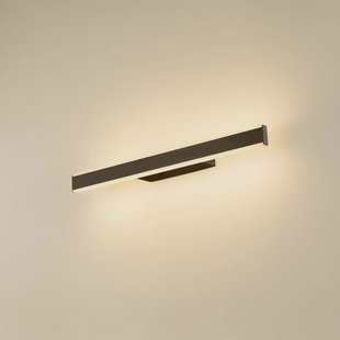 SLV LED badkamer wandlamp One Linear, 52 cm, zwart, CCT