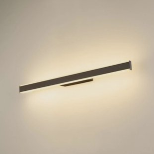 SLV LED badkamer wandlamp One Linear, 70 cm, zwart, CCT