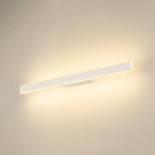SLV LED badkamer wandlamp One Linear, 70 cm, wit, metaal, CCT