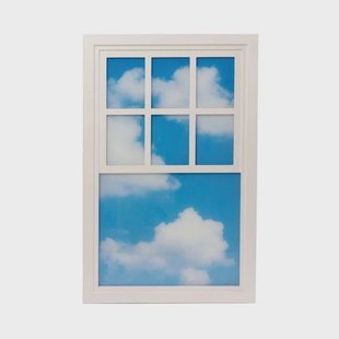 Window 1 Wandlamp/Vloerlamp White/Light Blue SELETTI - Woonkamer - Kunststof