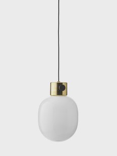Jwda Hanglamp Gepolijst Geelkoper Audo Copenhagen - Woonkamer - Designer - Glas - 1 lamp