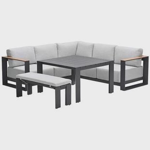 Garden Impressions Malakka lounge dining set 5-delig - light teak look