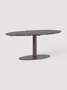 Ovale marmeren eettafel Miley, in verschillende formaten