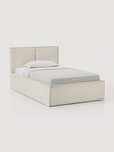 Corduroy eenpersoonsbed Dream met opbergruimte