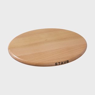 STAUB Staub magnetische onderzetter ovaal beukenhout 29 cm