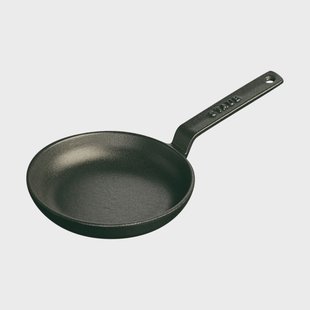 STAUB Staub mini koekenpan gietijzer 0,15 L Zwart