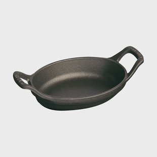STAUB Staub ovale ovenschaal gietijzer 37 cm Zwart