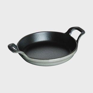 STAUB Staub ronde ovenschaal gietijzer Ø12 cm Grafietgrijs