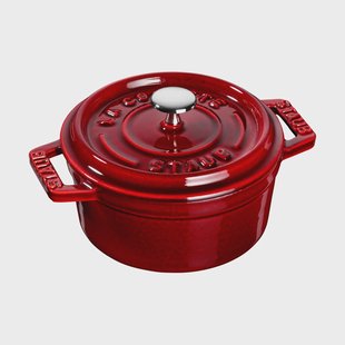 STAUB Staub La Cocotte ronde pan gietijzer 0,25 L Granaatrood