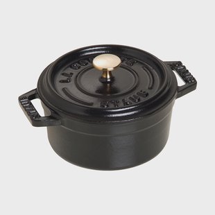 STAUB Staub La Cocotte ronde pan gietijzer 0,25 L Zwart