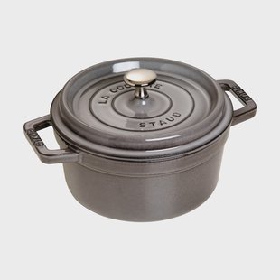 STAUB Staub La Cocotte ronde pan gietijzer 2,2 L Grafietgrijs