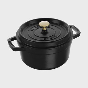 STAUB Staub La Cocotte ronde pan gietijzer 2,2 L Zwart