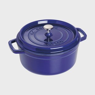 STAUB Staub La Cocotte ronde pan gietijzer 2,6 L Donkerblauw