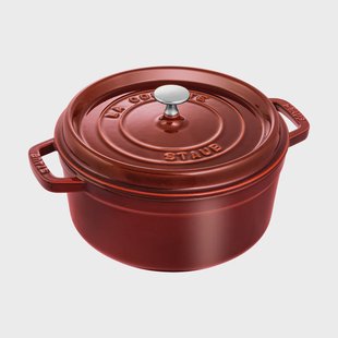STAUB Staub La Cocotte ronde pan gietijzer 3,8 L Granaatrood